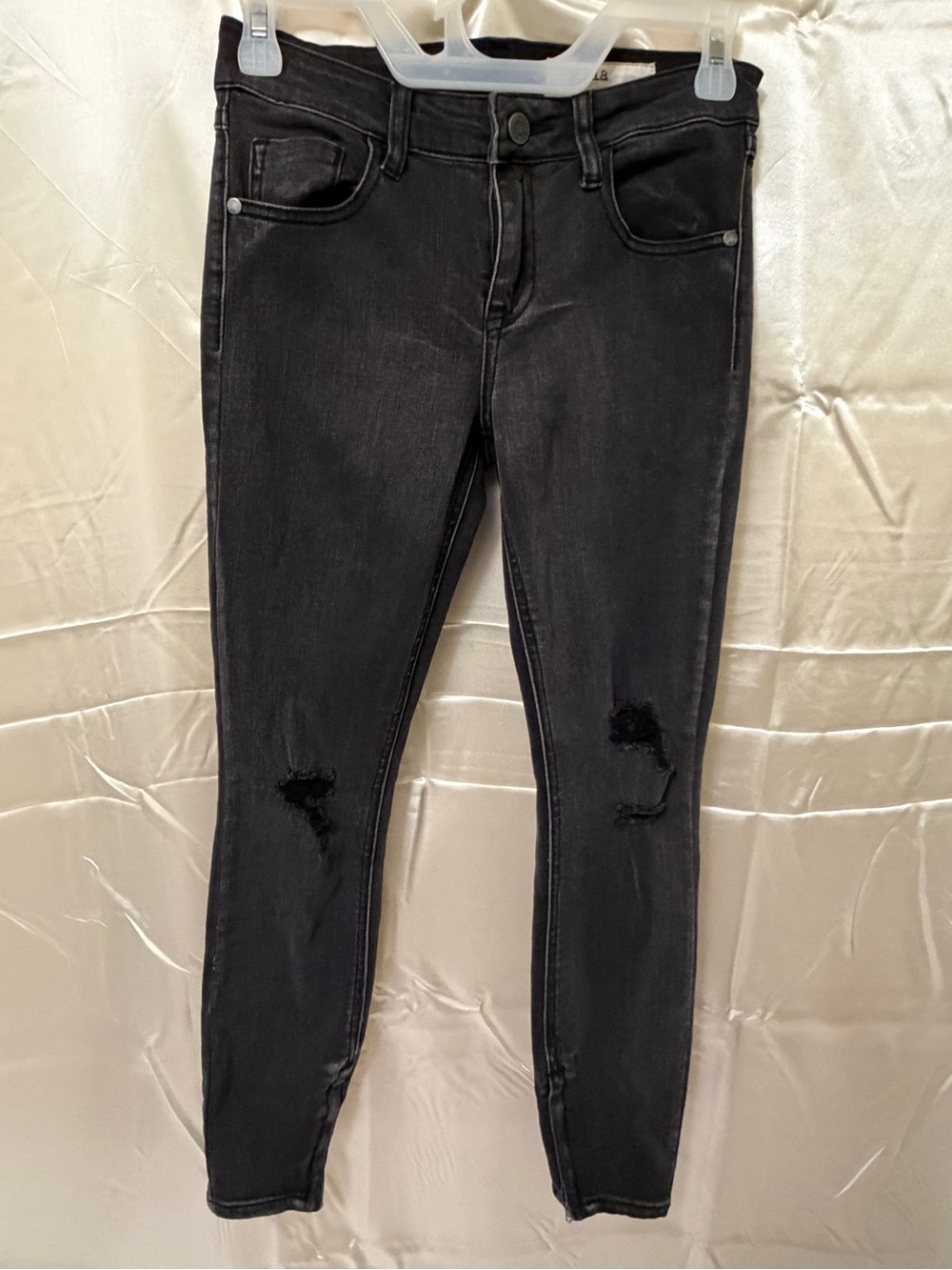 pistola Black Distressed Skinny Jeans